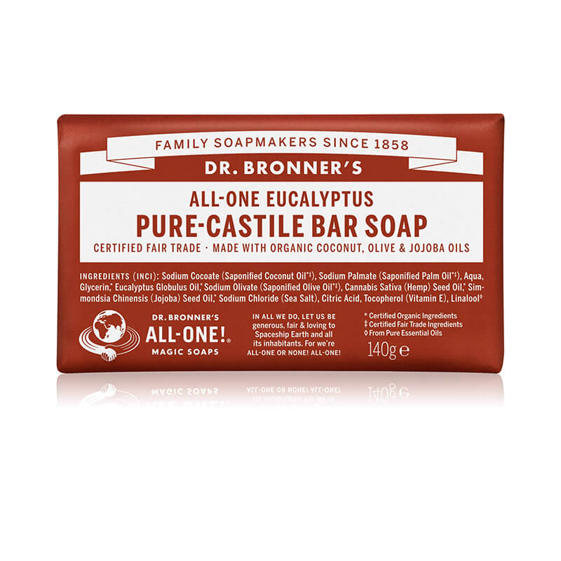 Dr. Bronners Eucalyptus Pure-Castile Bar Soap