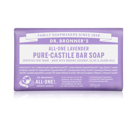 Dr. Bronners Lavender Pure-Castile Bar Soap