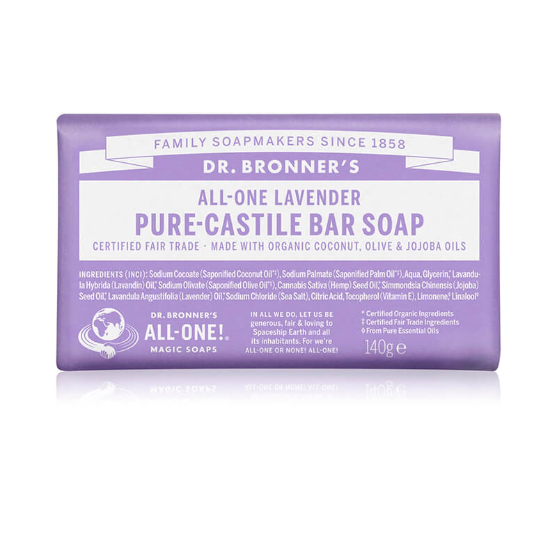 Dr. Bronners Lavender Pure-Castile Bar Soap