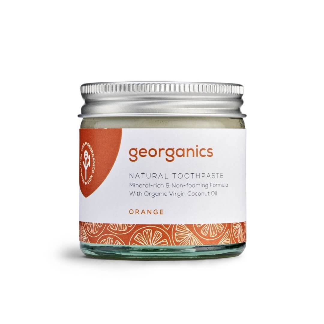 georganics zero waste toothpaste orange