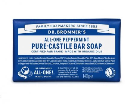 Dr. Bronner All-One Peppermint Soap Bar