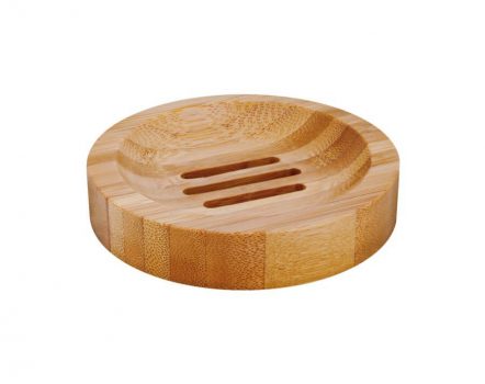 Bamboo Soap Dish round