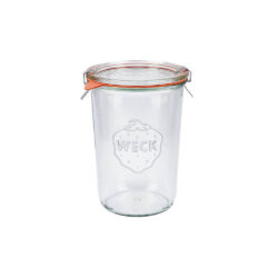 WECK 850 ml sturz glass jar with seal and clamps