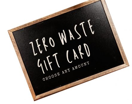 zero waste gift card