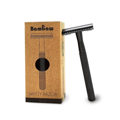 Bambaw stainless steel safety razor black