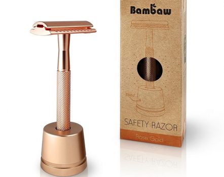 Bambaw Stainless Steel Safety Razor Rose Gold