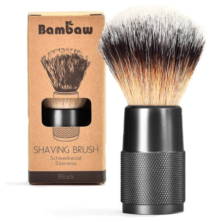 BAMBAW shaving brush black vegan