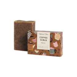 HelemaalShea Coffee scrub body bar