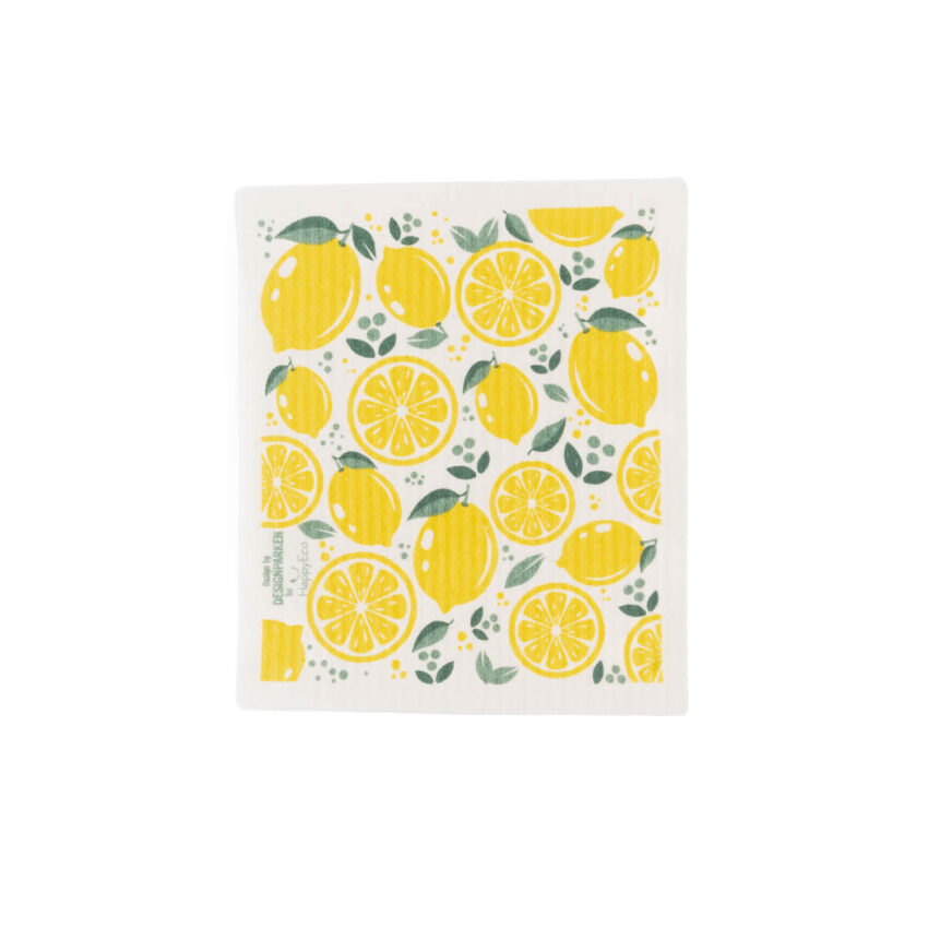 HappyEco Dishcloth Lemon compostable