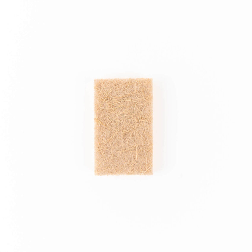 compostable dish sponge with scrubby side