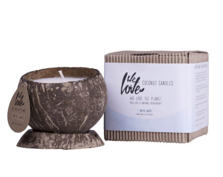 We Love Coconut Candles Arctic White