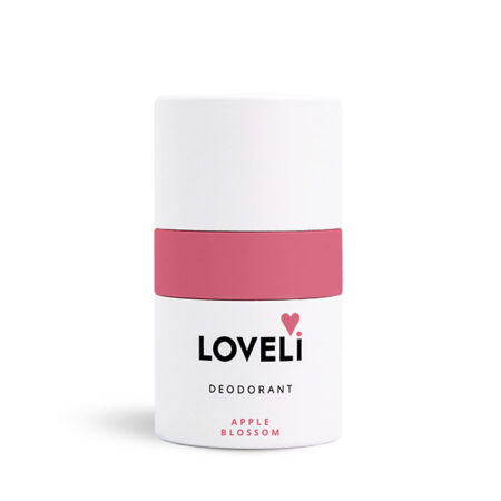 Loveli Deodorant Apple Blossom Refill, compostable packaging, Aluminum-free